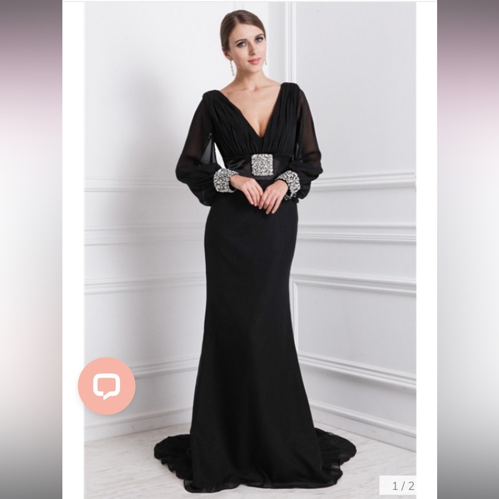 Navy Blue gown